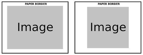Print layouts include a white border